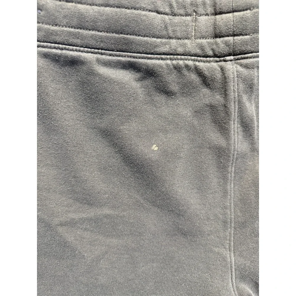 Hollister Sweat Shorts Mens S Black Applique Logo Cotton Athletic Gym Training